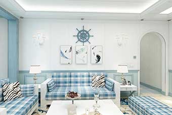 石家庄地中海风格-客厅