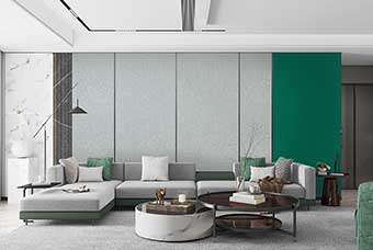 石家庄轻奢风格-客厅