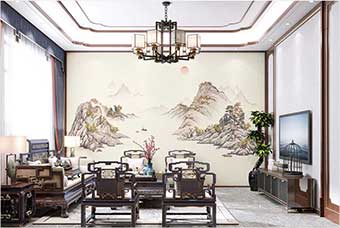 石家庄森佰汇航空纤维墙咔（巴山蜀水）