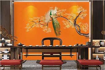 石家庄森佰汇航空纤维墙咔（春花秋月）