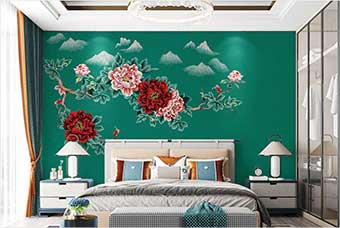 石家庄森佰汇航空纤维墙咔（爱情花语）